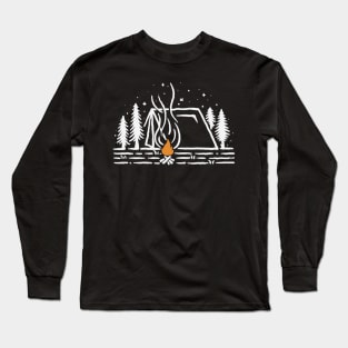 Tent Lines Long Sleeve T-Shirt